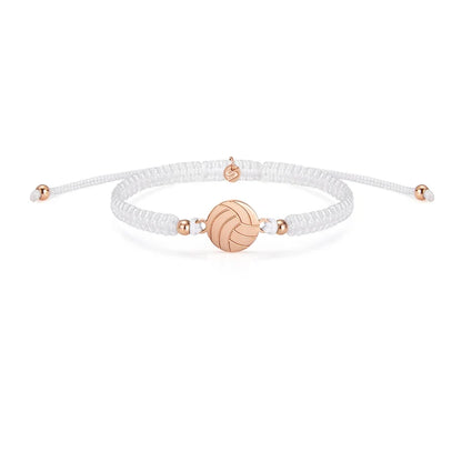 Bracciale Pallone Pallavolo - Sailbrace - Acciaio PVD Oro Rosa