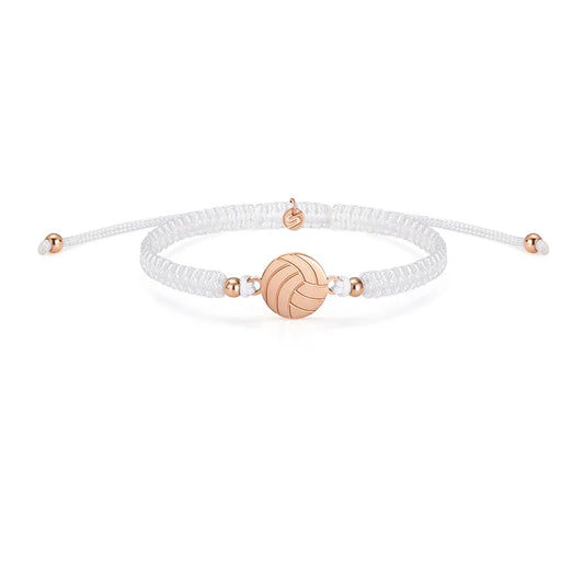 Bracciale Pallone Pallavolo - Sailbrace - Acciaio PVD Oro Rosa