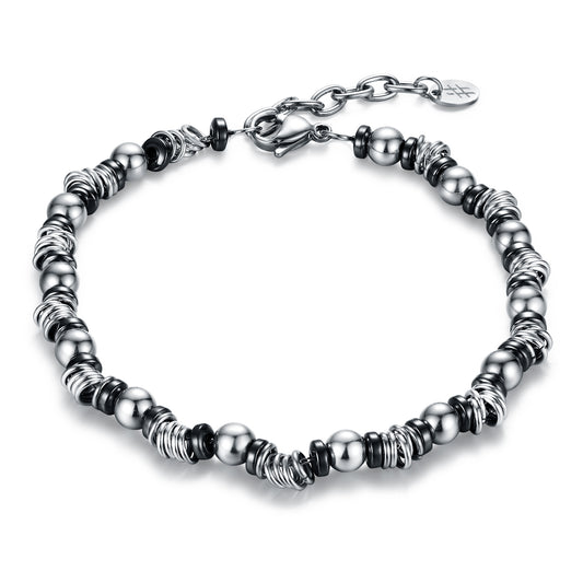 Bracciale Ematite Ed Anellini - 27th-Floor - #BrandGioielli