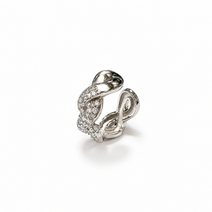 Orecchino Ear Cuff Infinity in Acciaio