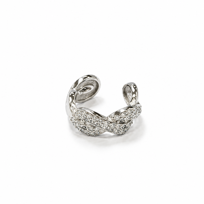 Orecchino Ear Cuff Infinity in Acciaio