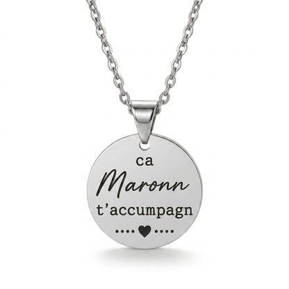 Collana in Acciaio Portafortuna - “Ca Maronn T’accumpagn”