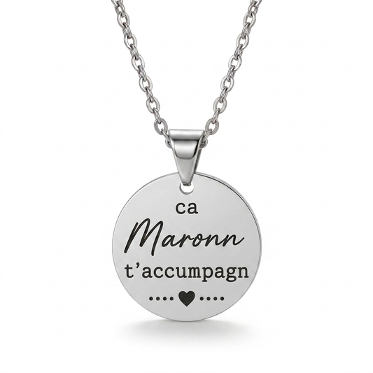 Collana in Acciaio Portafortuna - “Ca Maronn T’accumpagn”