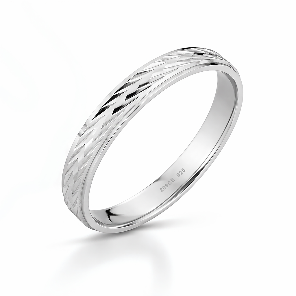Fede/Fedina in Argento 925 Mod. Comoda