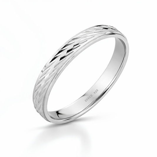 Fedina in Argento 925 Mod. Comoda