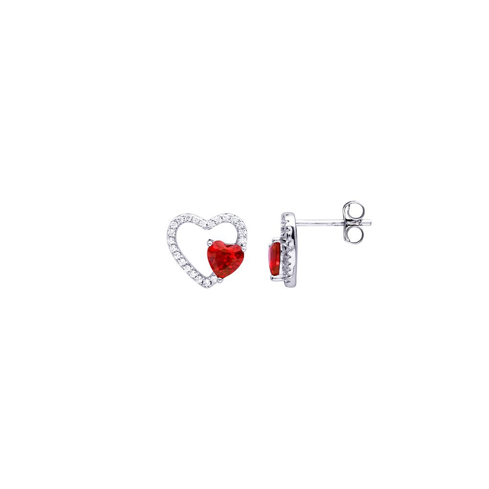 Orecchini FOR YOU Jewels - Argento 925 - Arielle Rosso