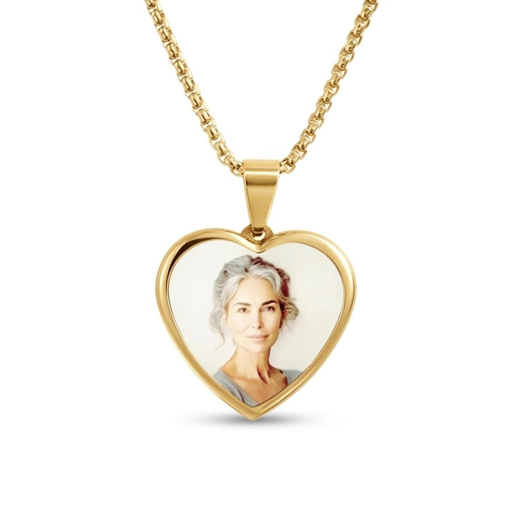 Collana in Acciaio con Foto Personalizzabile