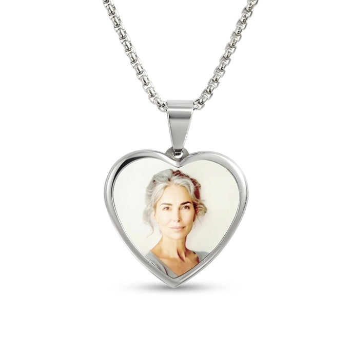 Collana in Acciaio con Foto Personalizzabile