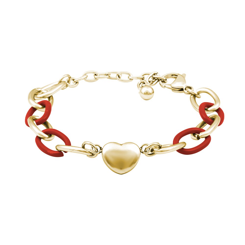 Bracciale Donna FOR YOU Jewels Magic Colors Cuore - Rosso