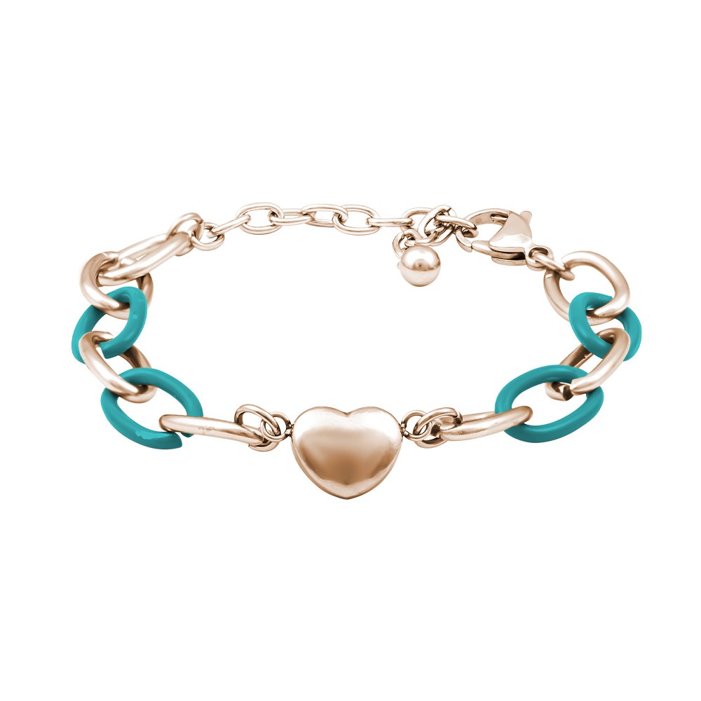 Bracciale Donna FOR YOU Jewels Magic Colors Cuore - Turchese