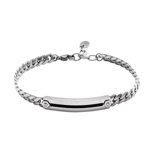 Bracciale FOR YOU Jewels - NO LIMITS – Acciaio con IP Nero