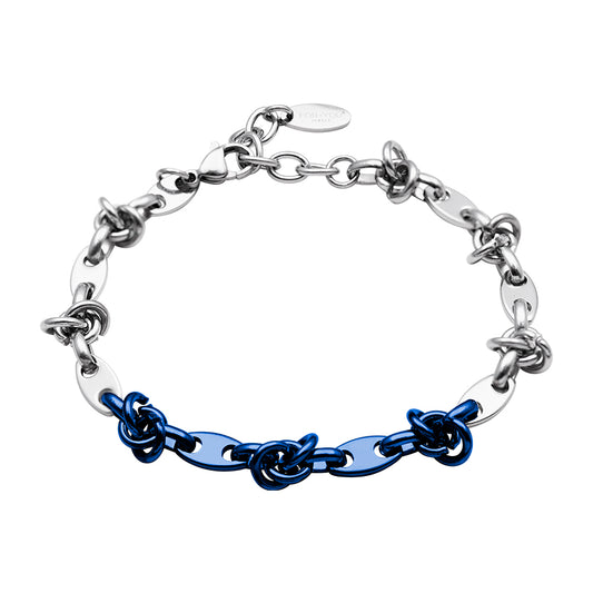 Bracciale FOR YOU Jewels - NO LIMITS – Acciaio con IP Blu