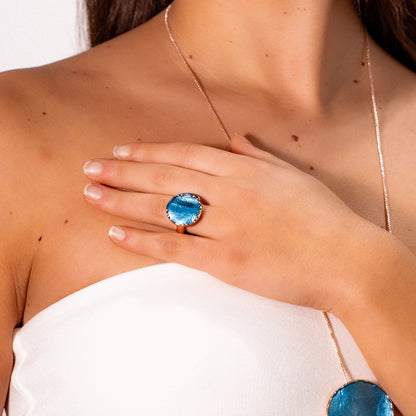 Anello tondo con fessura - KLK Gioielli