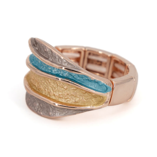 Anello a quattro ondine - KLK Gioielli