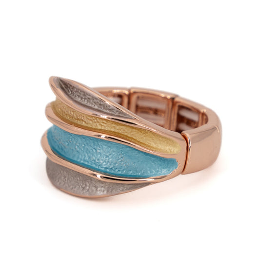 Anello a quattro ondine - KLK Gioielli