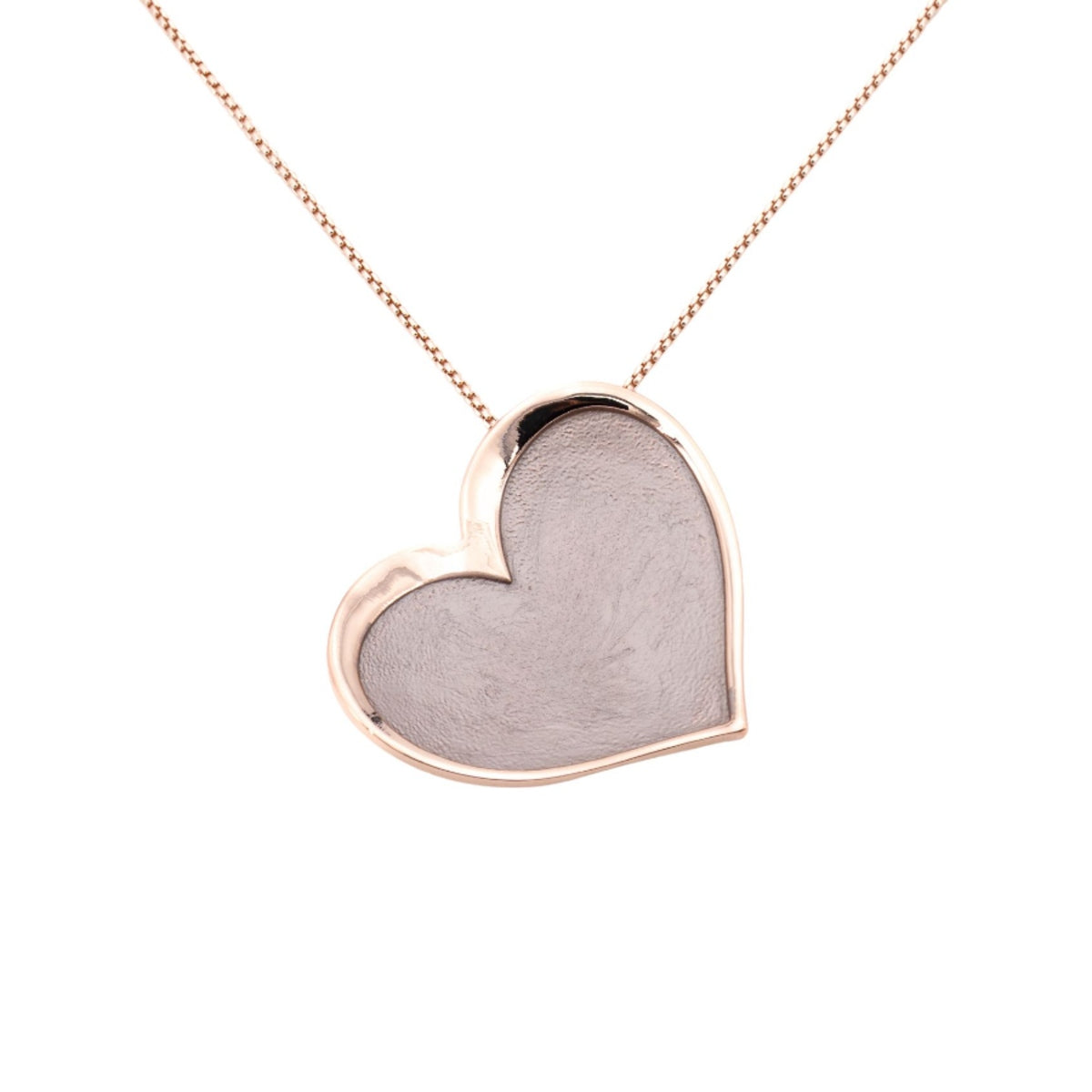 Collana catena lunga con cuore - KLK Gioielli