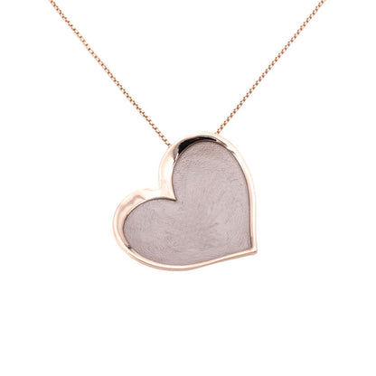 Collana catena lunga con cuore - KLK Gioielli