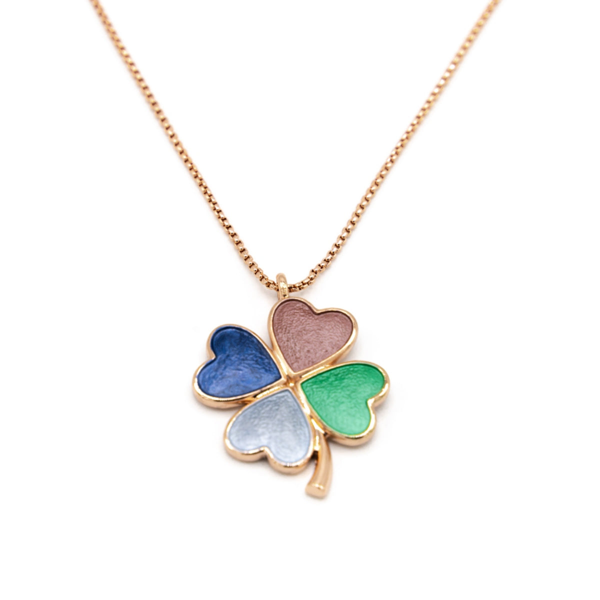Collana catena con quadrifoglio - KLK Gioielli