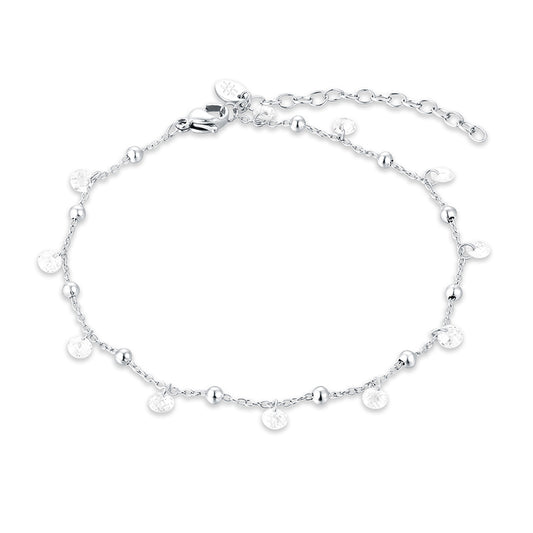 Cavigliera Cristalli Bianchi - Calypso - #BrandGioielli