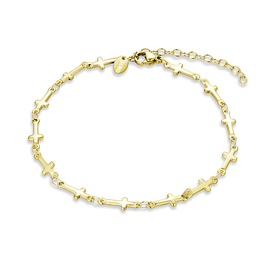 Cavigliera Croci Oro - Calypso - #BrandGioielli