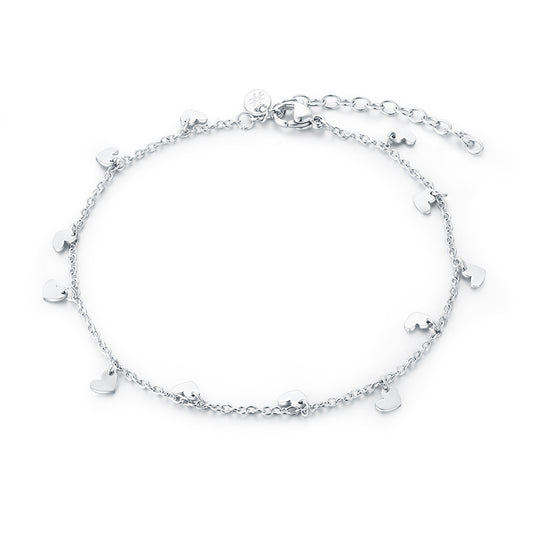 Cavigliera Cuori con Pendenti - Calypso - #BrandGioielli