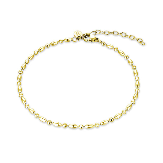 Cavigliera Riso Oro - Calypso - #BrandGioielli