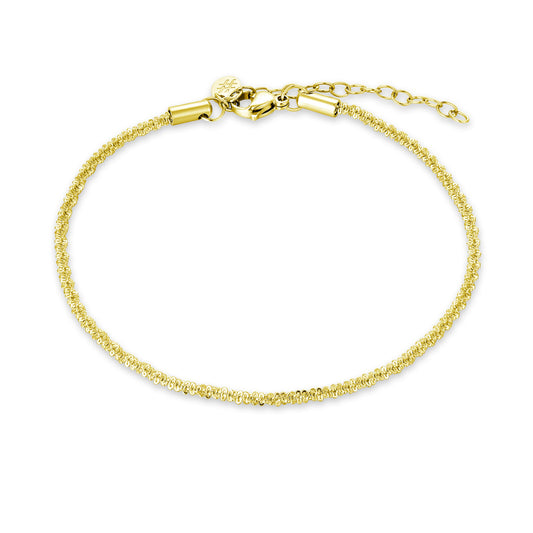 Cavigliera Torchon Oro - Calypso - #BrandGioielli