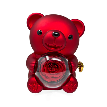 Box Portagioielli TEDDY con Rosa