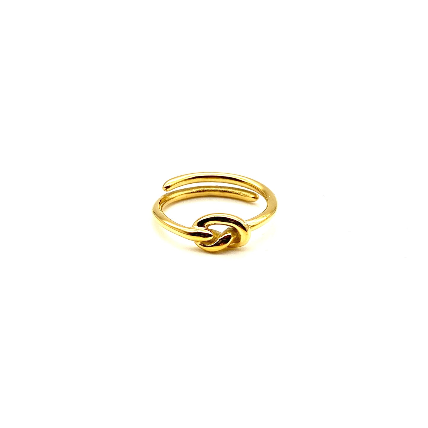 Anello Donna in Acciaio mod. Nodo Bloom Oro Gioielleria